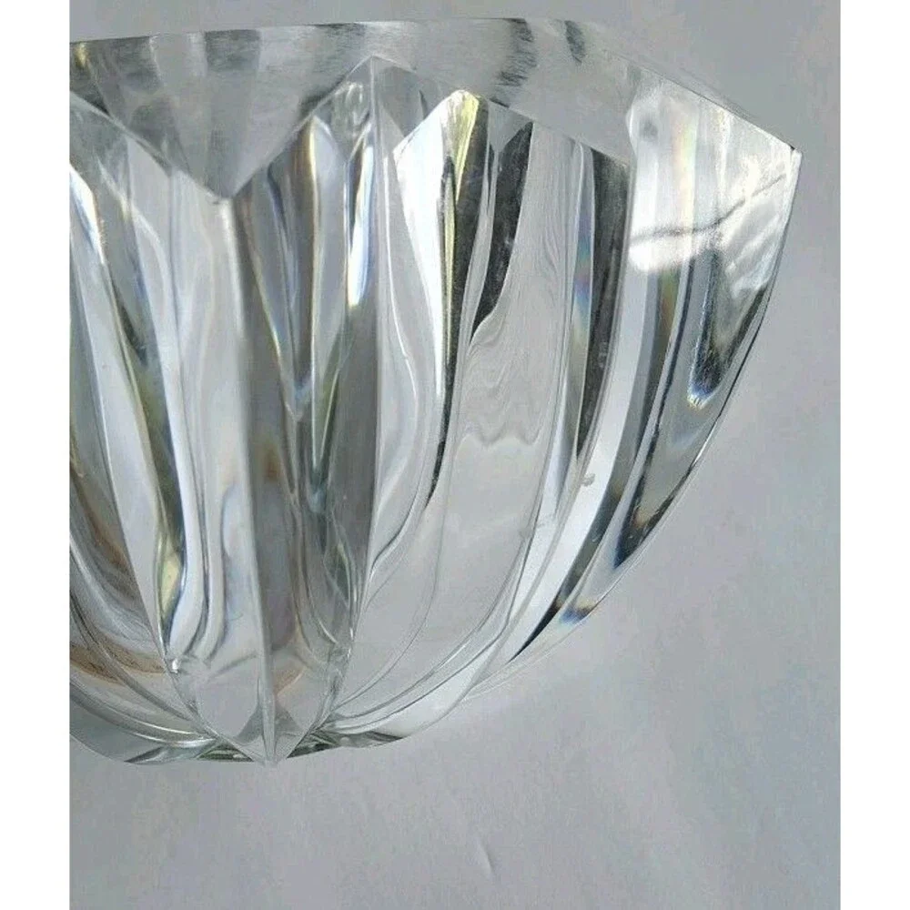 Vintage Grainware Carlisle Judith Kruger Lucite Acrylic Starburst Bowl Solid